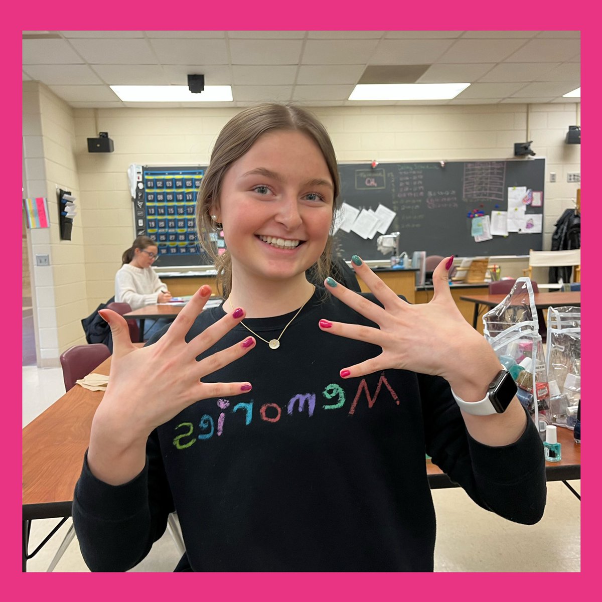 bayport_gg's tweet photo. Today we had a nail painting💅 practice session and discussed what our upcoming visit with our local seniors will look like! We had so much fun🤗 #ggmovement https://t.co/WfyJGhdJO3