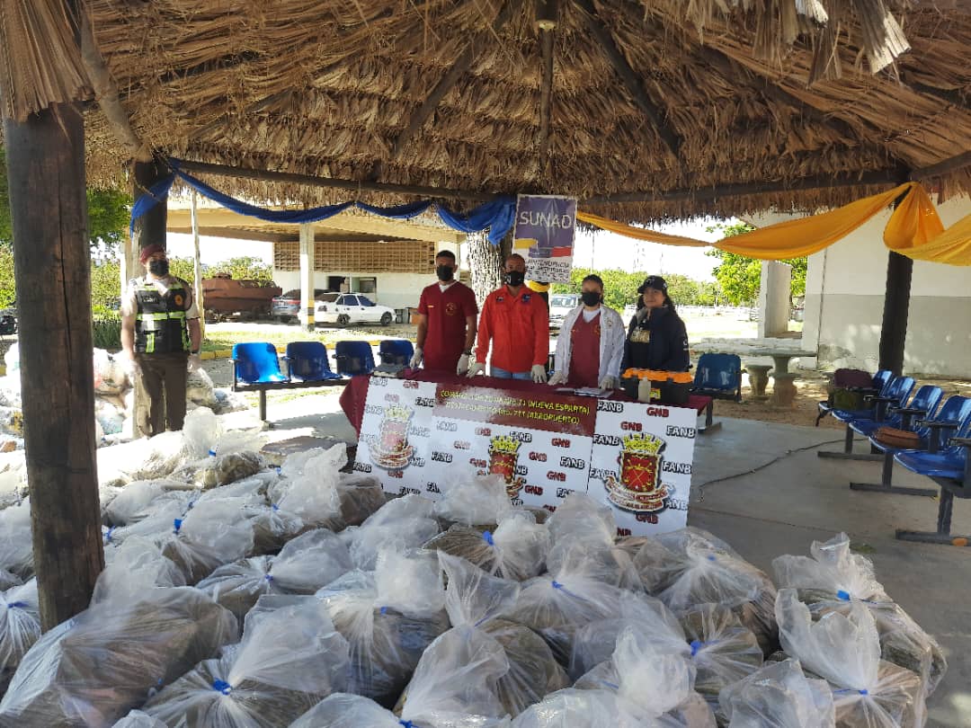 #16MAR | La Sunad incineró 969 kilogramos de marihuana en el horno incinerador en el estado Nueva Esparta.