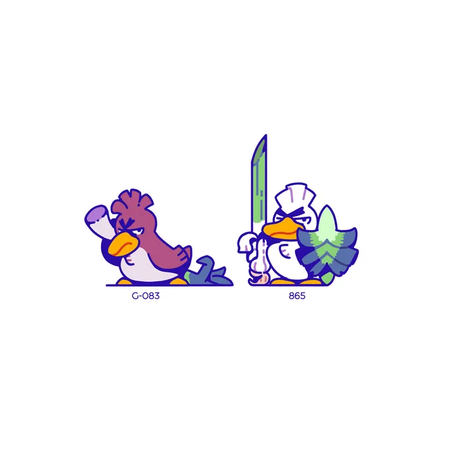 Galarian 83-562 and 865-867 