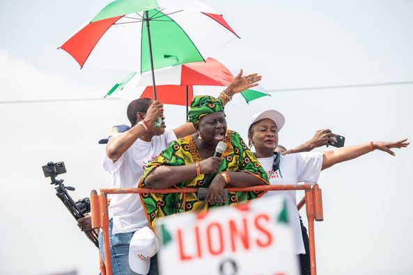 House of Assembly polls: Edo First Lady, Betsy leads women in rally for PDP candidates.
VOTE PDP FOR SUSTAINABILITY