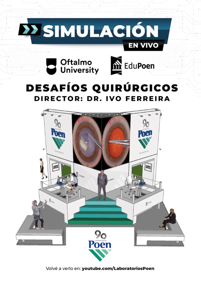 Poen_Arg's tweet photo. Simulación en vivo junto a los más prestigiosos cirujanos, bajo la dirección de @IvoFerrMD 

¡Te esperamos en el Congreso Panamericano de Oftalmología!

#SomosPoen #EduPoen #Oftalmouniversity https://t.co/JJ9r5l7I6Q