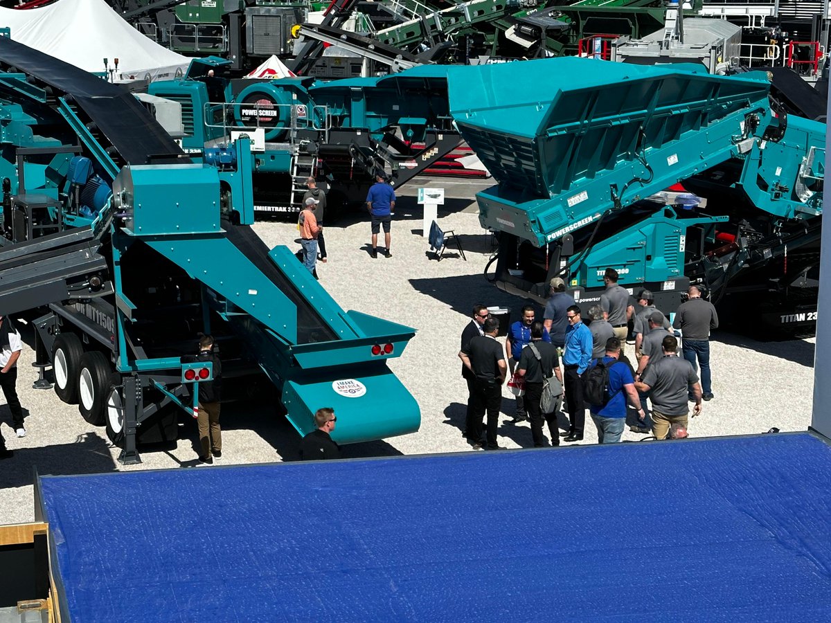 PowerscreenIL's tweet image. Come to the Silver Lot at the #ConExpo booth #5435 to see the latest from #Powerscreen #Evoquip #Ecotec #TerexWashingSystems &amp;amp; #CBI!! #crushers #screeners #stackers #rockscience #compactwithimpact #gogreen