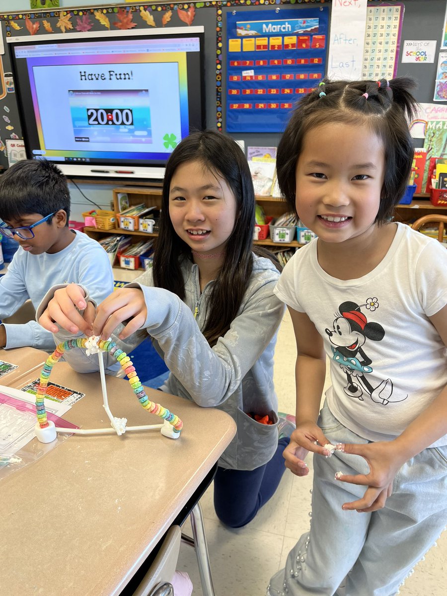 #buddiesrock
We used our STEAM skills to build rainbows with our buddies. <a href="/_Funin5thGrade_/">Ms. Hersch</a>  <a href="/DentonDucks/">Dominick Tolipano</a>