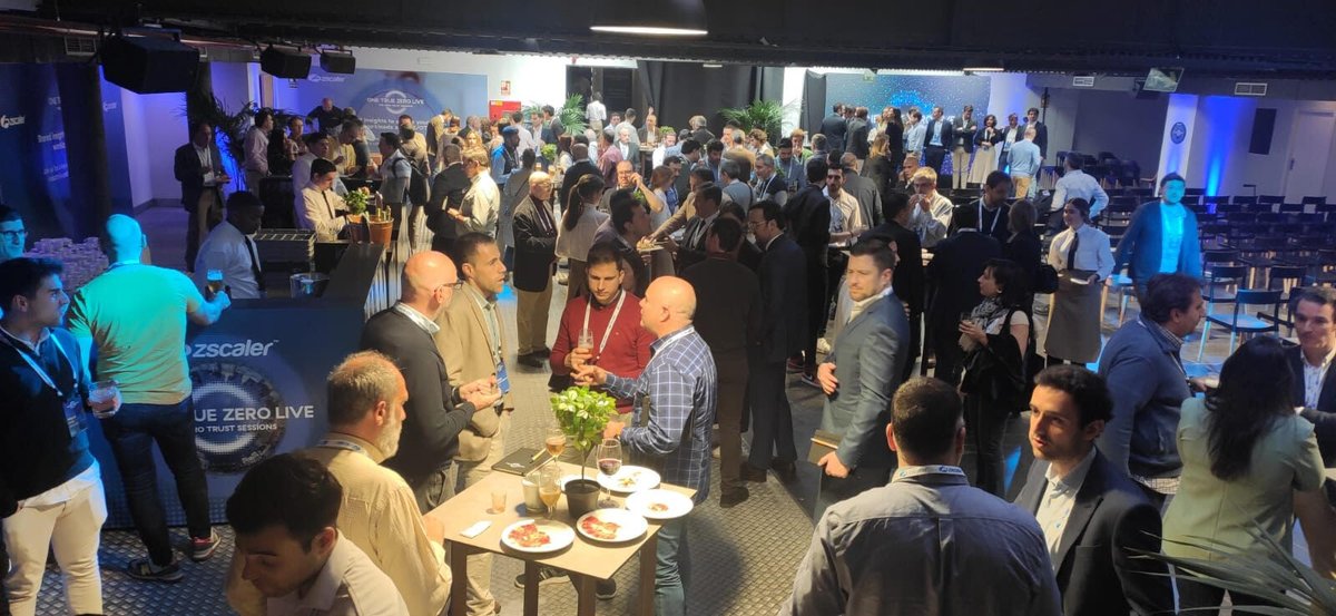zscaler's tweet photo. One True Zero Live stopped in Madrid to share the latest innovations to our Zero Trust Exchange platform. Check out photos from the event below. Next stop, Melbourne! See you there. #OneTrueZeroLive https://t.co/JHFnxXbzBU