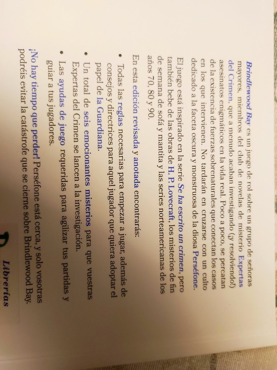 R_Mico_C's tweet image. Madre mía! Pero qué cosa más bonita e interesante!!!! Si es que no puedo esperar a ponerlo en mesa!!!!!
Necesito a las señoras mayores ya!!!! Ejem....digo, señoras experimentadas ya!!!!!
Brindlewood Bay, juegazo traído por @TheHillsPress 
#juegoderol #rol #JdR #BrindlewoodBay