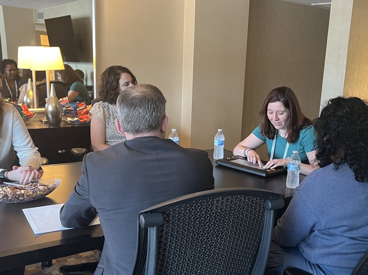 APHfortheBlind's tweet image. We had a great time training our friends from the @CSBCheetahs tech team on the Monarch at #CSUNATC23!