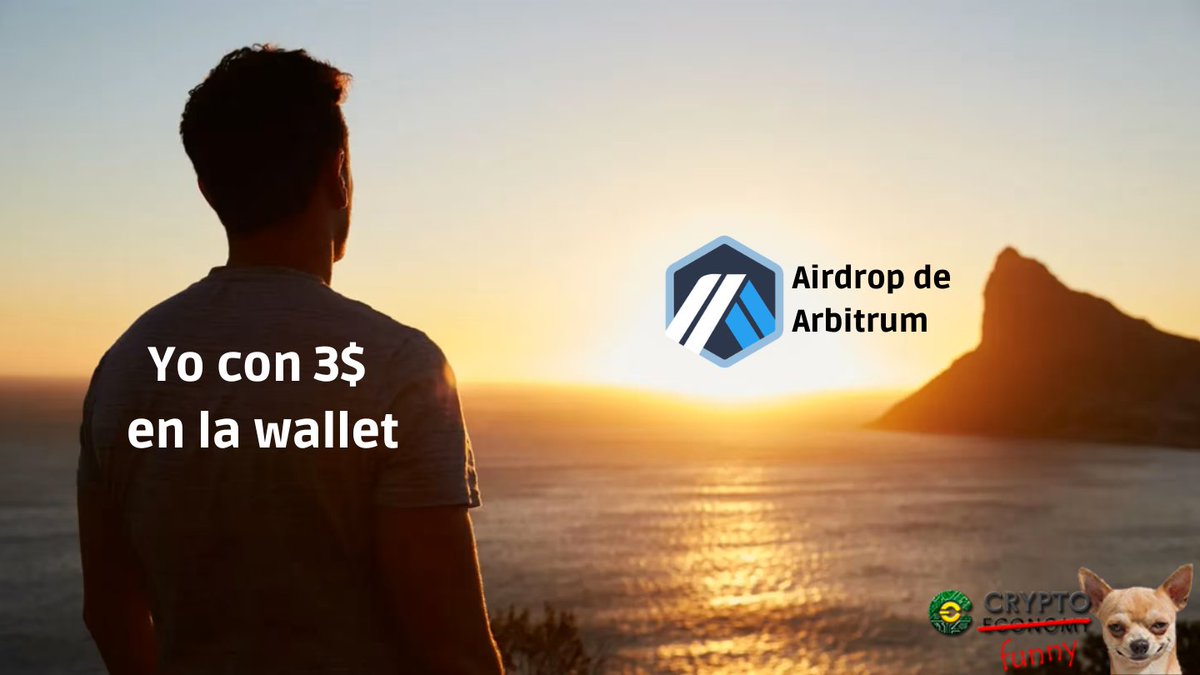 crypto_economy's tweet image. 🖼️|Meme del Día 
.
.
.
#Criptomeme #memes #memecoin #meme #humor #Arbitrum #Airdrop #AirdropArbitrum #Airdrops