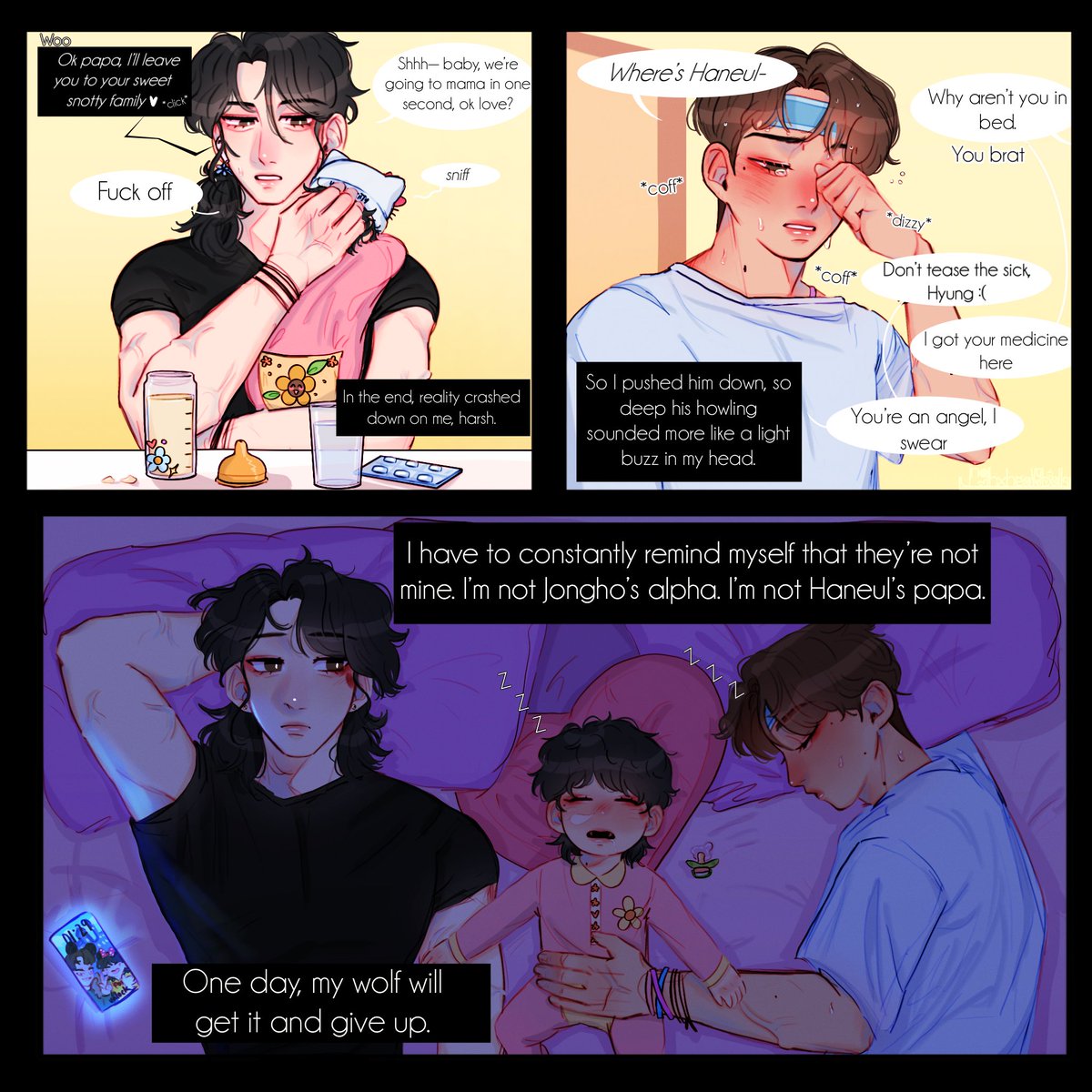 jnghxheavyballs's tweet photo. [Baby AU]
cw // a/b/o dynamics 
👑’s POV https://t.co/G7b50aUy5j