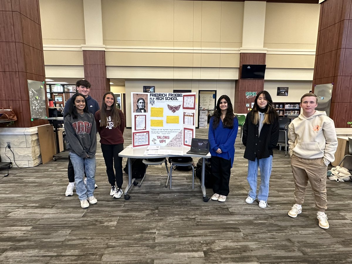 Hferguson28's tweet photo. Our @ProsperHS students blew me away with their presentation skills, research, and ability to think deeply about ways to improve a high school environment.  Their teacher aka “magical facilitator” Mrs. Smith empowered each of these students to drive their learning.  Inspiring! https://t.co/DXS9IuAfxh