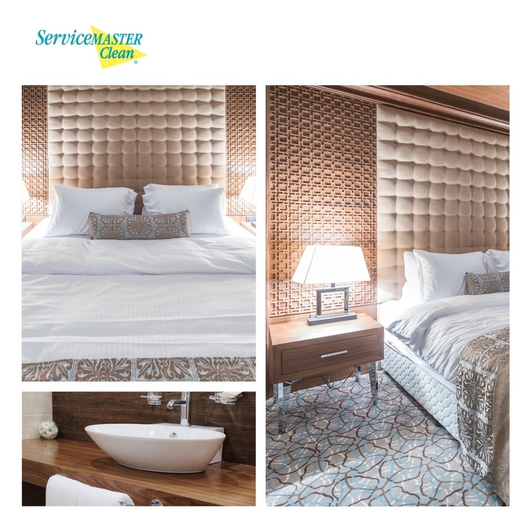smbldgservices's tweet photo. Can you imagine enjoying your vacation in a nasty hotel room? Neither can we. ServiceMaster Clean is here to make sure your guests enjoy their stay. Contact us for your FREE QUOTE. #hospitalitycleaning #commercialcleaning #janitorialservices #commercialcleaningservices #cleaners https://t.co/QYkpXh4WWC