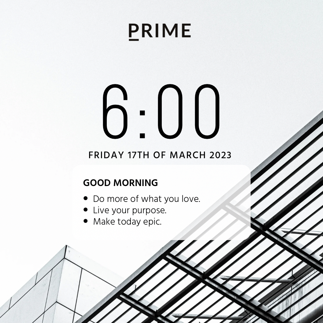 prime_agents's tweet image. Good morning, have the day you deserve! #TeamPRIME