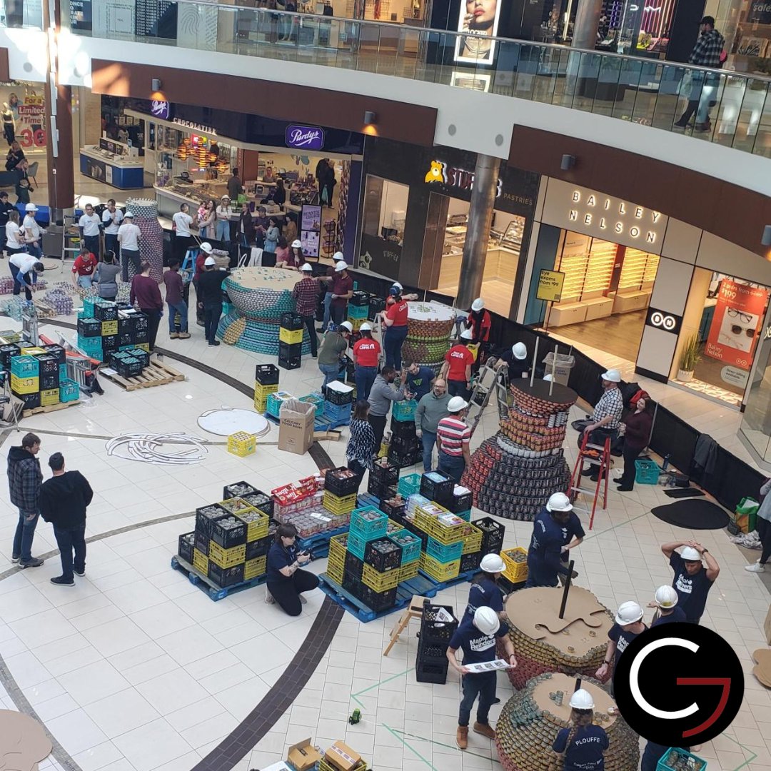 CORE is tremendously proud to support our client <a href="/maplereinders/">Maple Reinders Group</a> at the "Can"-Struction Contest being held at <a href="/southcentremall/">Southcentre Mall</a>! The theme is Alice &amp; Wonderland, and Maple Reinders is responsible for building Tweedle-Dee &amp; Tweedle-Dum. All food is donated to the @calgaryfoodbank!