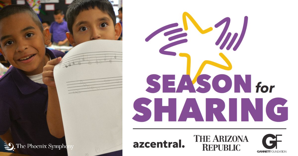PhoenixSymphony's tweet image. Thank you to all of the Season for Sharing donors who helped to raise $1.6 million for Arizona non-profits like The Phoenix Symphony. Your generous donations help to support our Mind Over Music program that utilizes music to teach students STEM concepts! #SFS2022 @azcentral