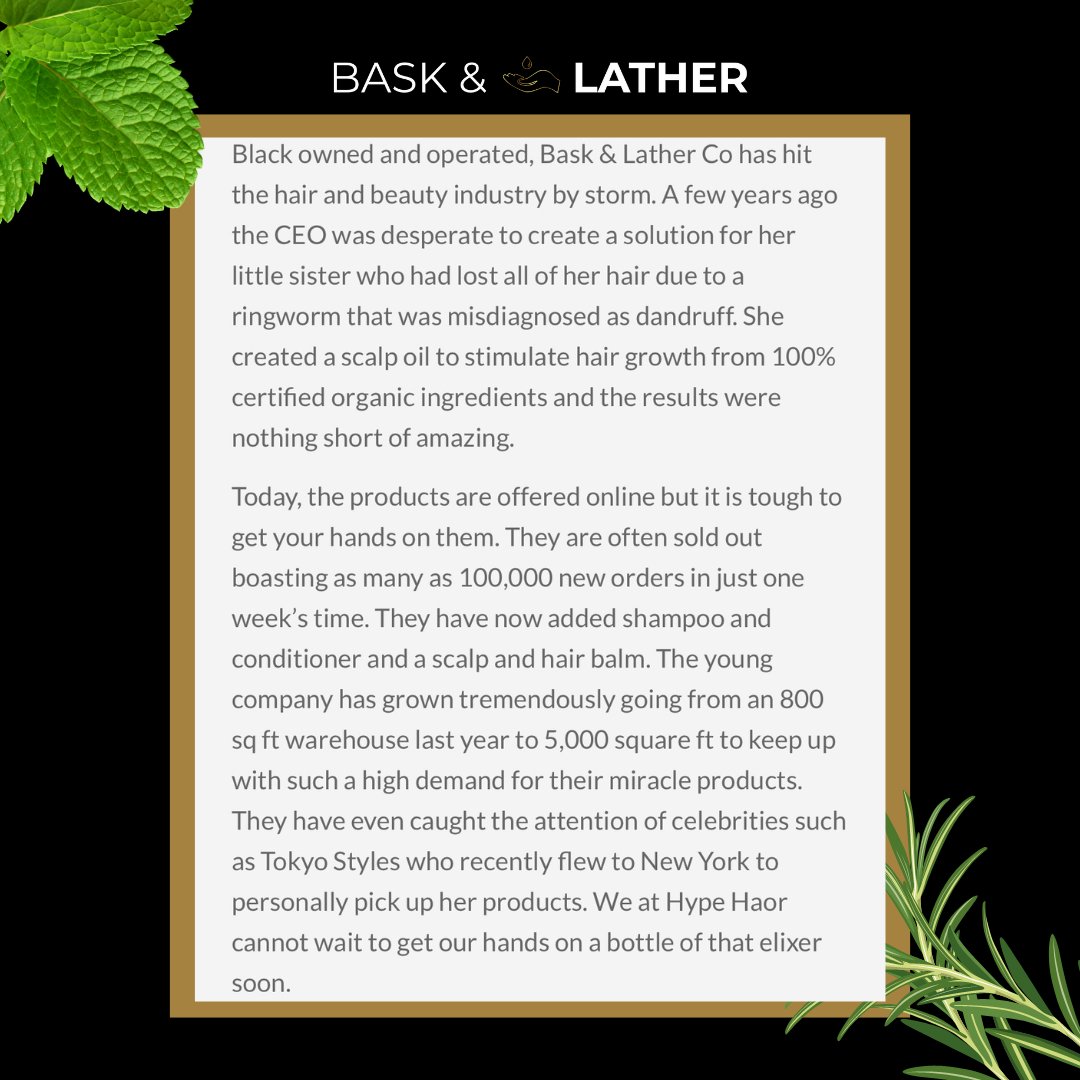 We're still so honored for our feature in Hype Hair! We love the work we do to restore hair and confidence for our customers!
#hypehair #healthyhairjourney #healthyhair #blackhairgrows