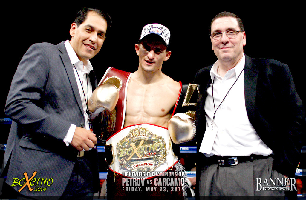 THROWBACK to the 2014 Boxcino Finals — @zarpetrov was the lightweight tournament winner! 🥇 #Boxing #BannerBoxing #Boxcino #Champ #Tournament #TBT #ThrowbackThursday