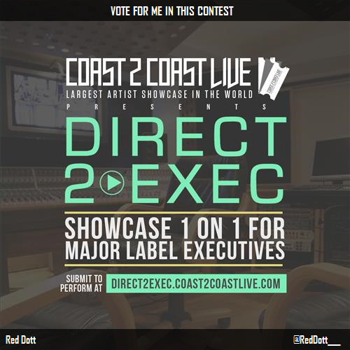 Vote for me to perform for a Major Label A&amp;R at #Direct 2 Exec NYC 3/20/23 - A&amp;R at Roc Nation! c2c.fm/Ti49Pg #Coast2Coast