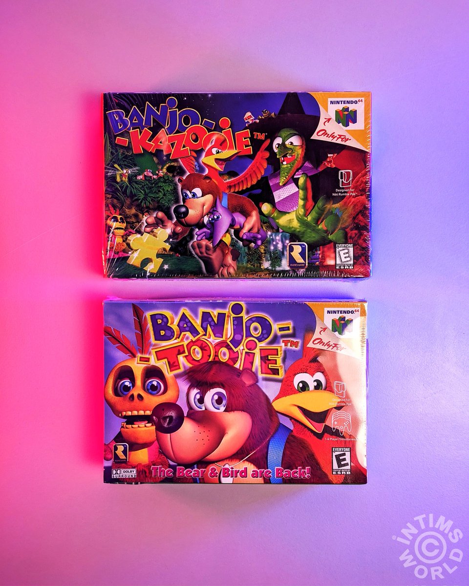 InTimsWorld's tweet photo. Breeee! 🐦
There's another photo on my Instagram... 🐻
#intimsworld #banjo #banjokazooie #games #TimStamper #n64 #nintendo64 #nintendo #3D #model #team #duo #gamedesign #puzzle #bear #bird https://t.co/qfc4UVDGyn