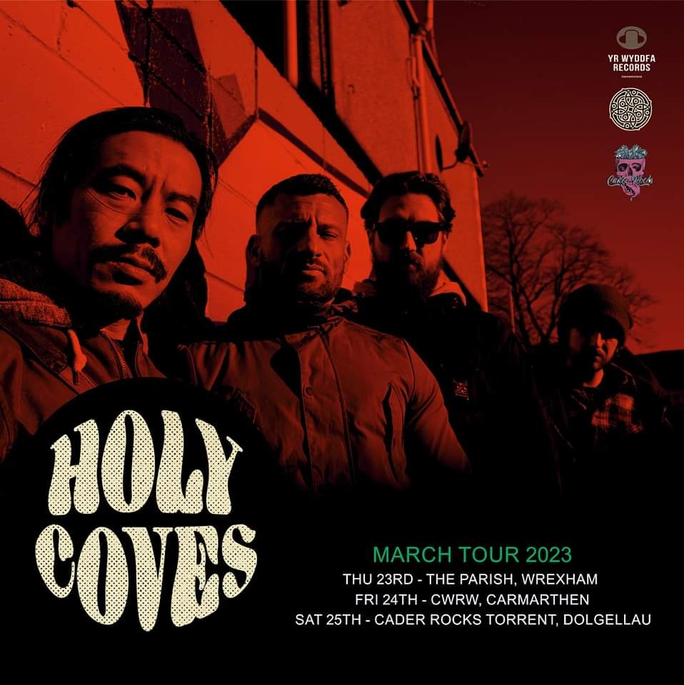 HolyCovesBand's tweet photo. There's only 1 week to go until we head out on our free entry tour of #Wales 🏴
🌟FREE ENTRY🌟 MARCH TOUR🌟
Thu 23rd - @TheParishWXM #Wrexham
Fri 24th - @CwrwBar #Carmarthen
Sat 25th - @TheSecond45 Record Shop #Lanelli (Acoustic) 1pm
Sat 25th - @Cader_Rocks #Dolgellau https://t.co/9p7ieChjlb