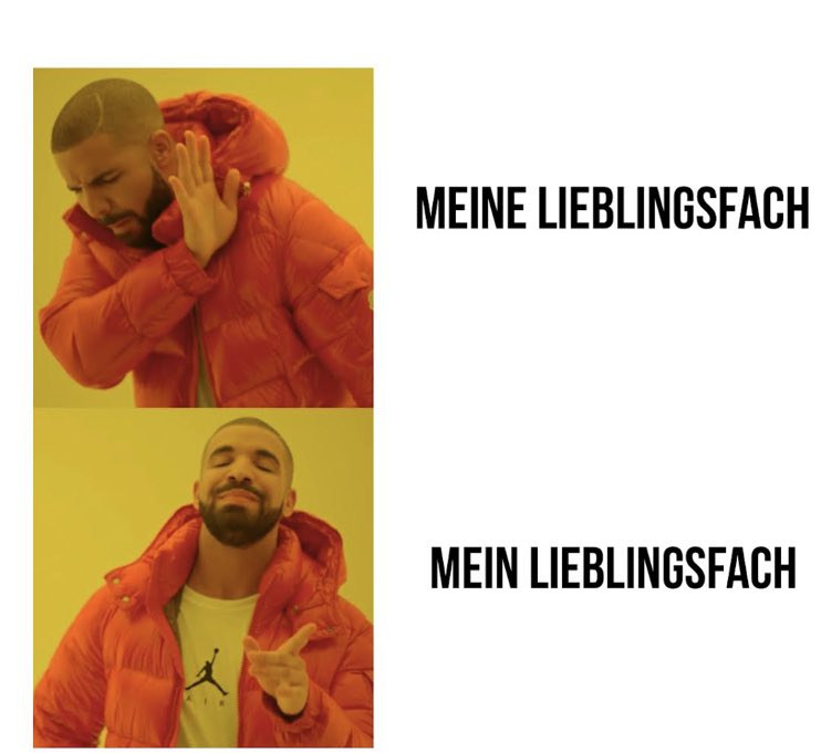 Wir haben memes im Unterricht erstellt, um die häufigsten Fehler zu korrigieren! 

Chruthaíomar memes sa rang Gearmáinise chun na botúin is coitianta a cheartú!