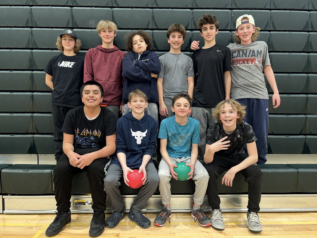 Our 2023 Middle School Dodgeball Champions!
