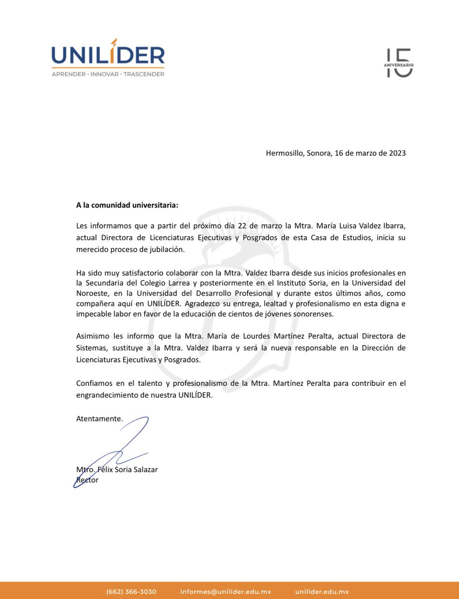 Universidad UNILÍDER tweet media