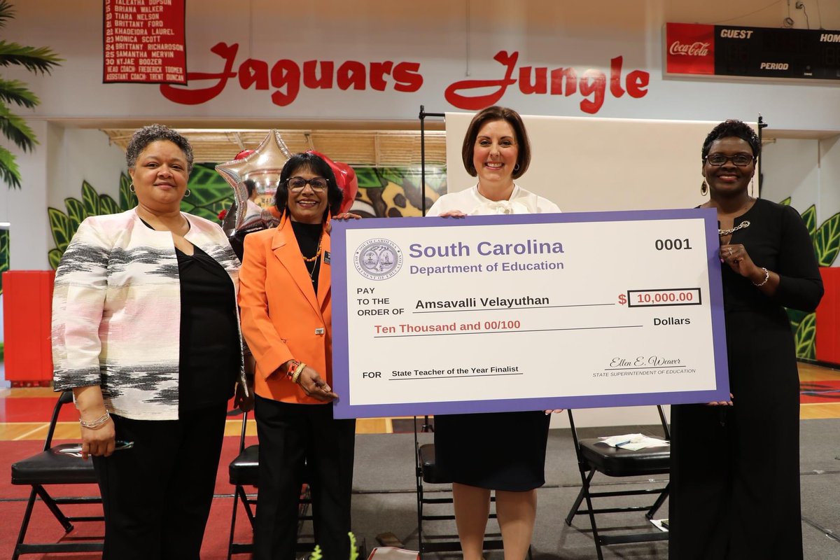 S.C. Department of Education tweet media