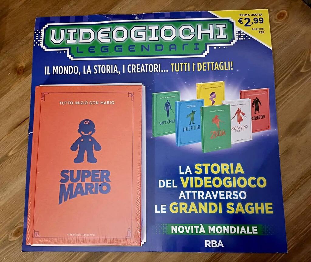 nerd_master's tweet image. Vediamo un po’ con e questa nuova raccolta di libri.
Chi di voi lo ha acquistato?
#libri #libro #collana #videogame #videogames #videogioco #videogiochi #supermario #supermariobros #nintendo #nintendoitalia #geek #nerd #book #mycollection