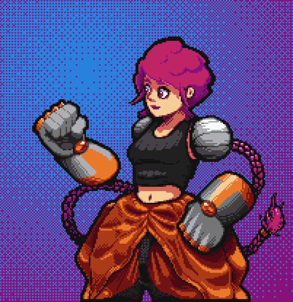 DgmkPixy's tweet photo. @NerkinPixel Me encanta la idea! Espero no llegar tarde.
Me llamo David y he hecho el arte de dos juegos y de varios proyectos personales: spritesheets, tiles, animaciones, vfx...
Soy programador y me gustaría desarrollar mi carrera como Technical Artist enfocado a este rollito pixelart 😁 https://t.co/XemEq0cd6x