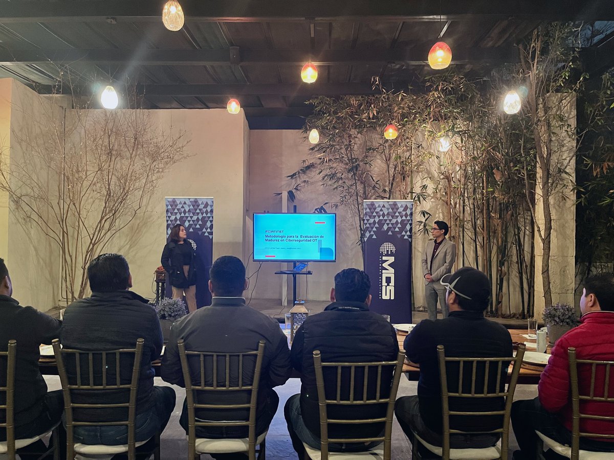 MCS_Networks's tweet photo. Nos reunimos con ingenieros de Magna y con nuestro socio tecnológico @FortinetLATAM donde donde se brindó una plática enfocada en ciberseguridad en el sector manufactura. Fue una gran oportunidad para conectarnos y aprender de los expertos. #Cybersecurity #Fortigrill https://t.co/bti8Klvgi5