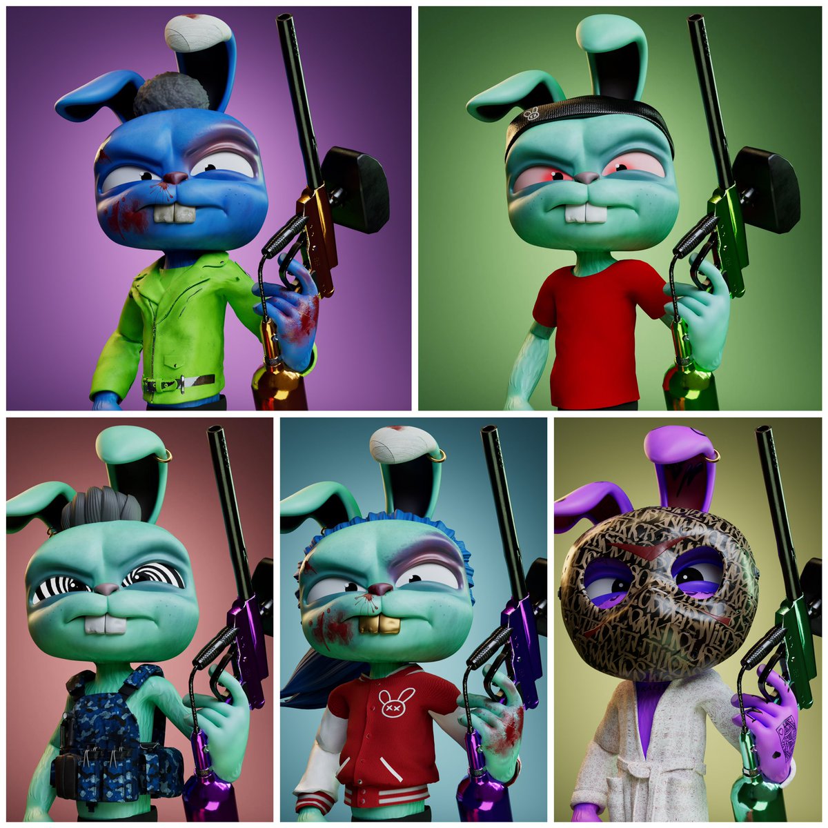 ETHNFTWTF's tweet image. Been working for quite a while to pick up a @RogueJumpers Paintball Gun @mypethooligan. An opportunity for one came minutes before leaving LA after the hooli meetup there. Within an hour of landing I had secured the rank 89 @CypherBuns silver fur and the RJ PB gun #karrotgang!!!