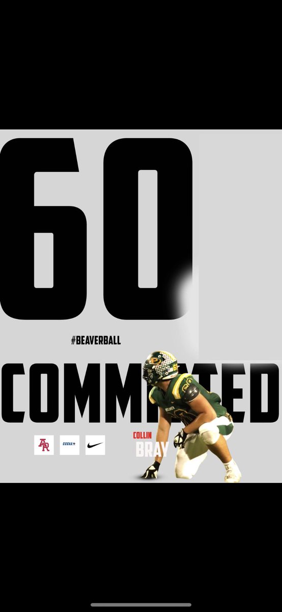 Collin Bray (@collinbray40) on Twitter photo Thank you to all the coaches that have recruited me and given me the opportunity to play at the next level. With that being said I’ve decided I’m going to stay local and play football at <a href="/ARCBeaverBall/">American River College Football</a> <a href="/Coach___Lopez/">Adam Lopez</a> <a href="/Coach_Ohout/">Coach O</a> !! Ready to work!! Thank you to all the coaches that have recruited me and given me the opportunity to play at the next level. With that being said I’ve decided I’m going to stay local and play football at <a href="/ARCBeaverBall/">American River College Football</a> <a href="/Coach___Lopez/">Adam Lopez</a> <a href="/Coach_Ohout/">Coach O</a> !! Ready to work!!
