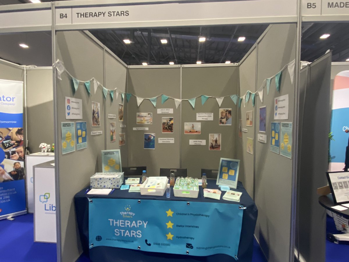 TherapyStars's tweet photo. Great day today at @kidztoadultz in Coventry. Lovely to meet lots of families, children and professionals. Hope to welcome many of you to our clinic later this year ☺️
#IntensiveTherapy #IntensivePhysio #PhysioClinic #EarlyIntervention https://t.co/GKsQxTuHDw