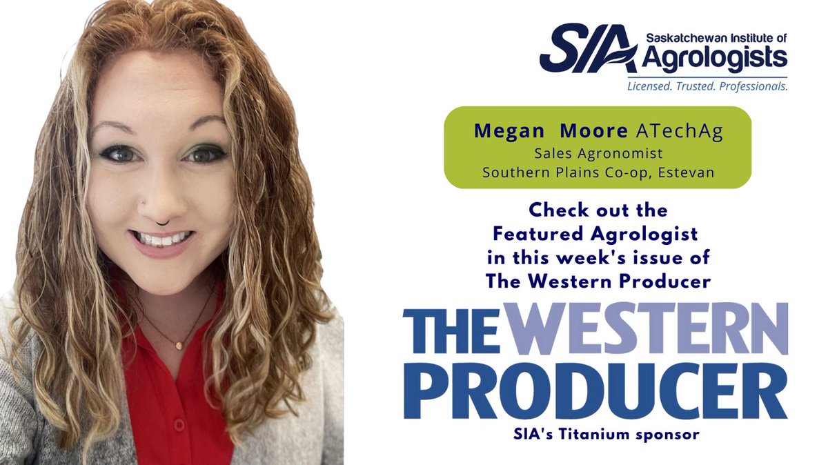 SKAgrologists's tweet photo. Check out @westernpoducer for this week's #featuredagrologist - Megan Moore ATechAg, 
with Southern Plains Co-op @SPCoopAgTeam

  #agrologist https://t.co/0oT83tEDKR