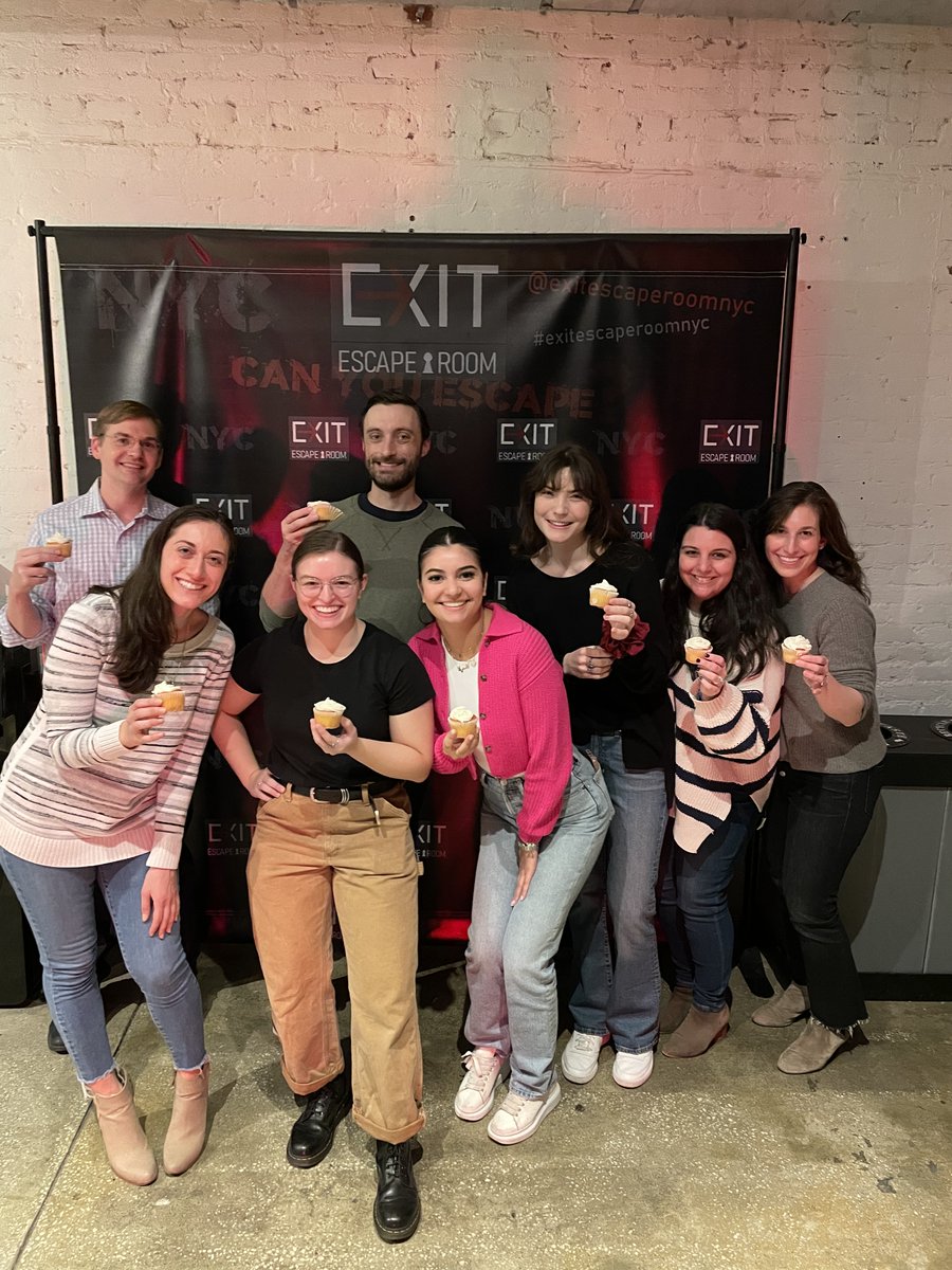 A photo from our team outing at the escape room! Wishing all of you a happy Thursday and a great weekend ahead!
--
#ocd #ocdawareness #mentalhealth #columbia #nyspi #ocdart #research #psychiatry #psychology #brainhealth #obsessivecompulsivedisorder #cbt #exrp #obsession