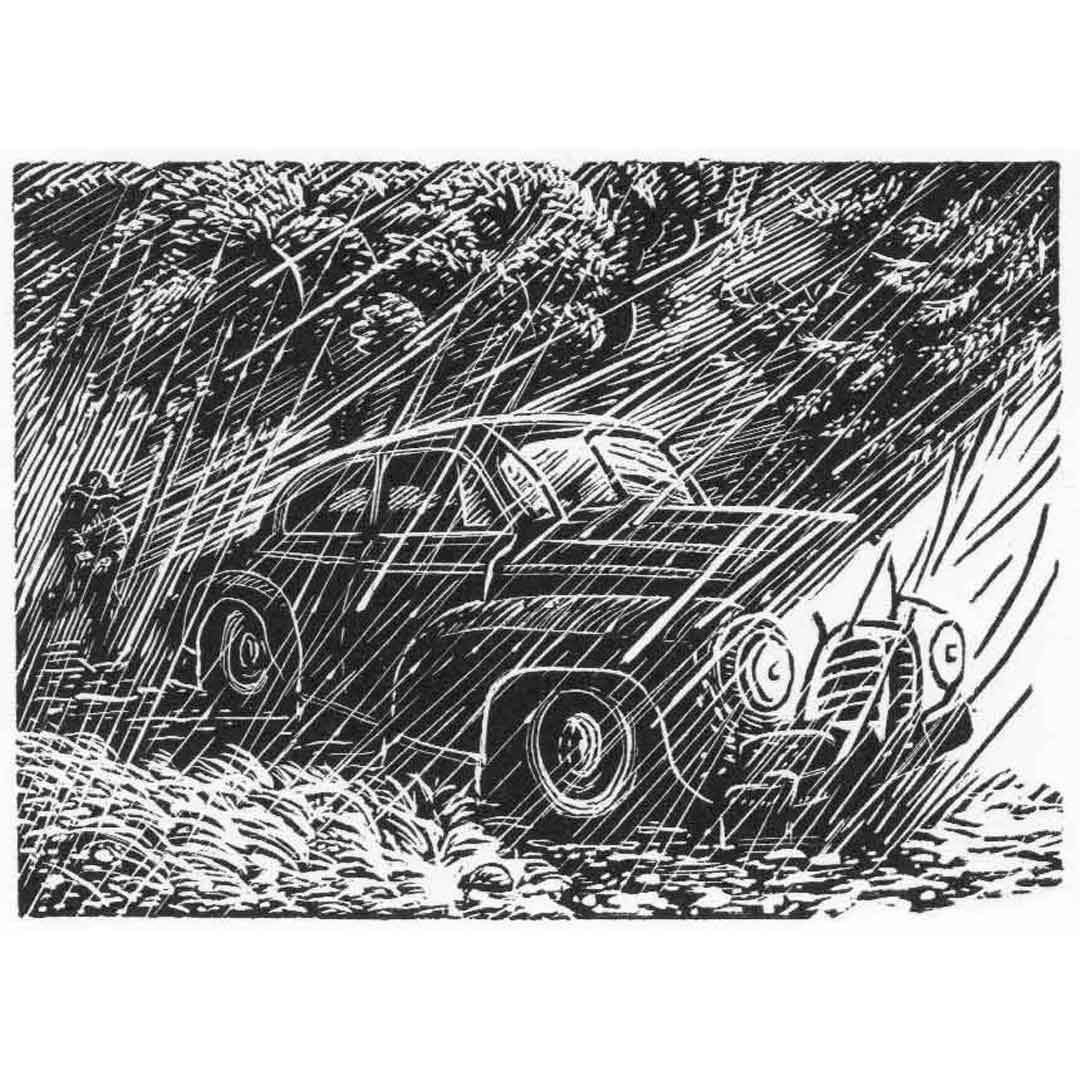 Joanne Price - Deluge, from the 85th SWE Annual Exhibition. All work available from our website.
#printmaking #woodengraving