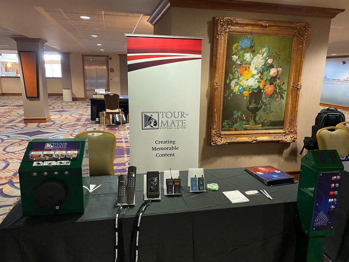 tour_mate's tweet photo. Tour-Mate has the pleasure of exhibiting at the Tennessee Assoc. of Museums Conf. this year! We’ve had an engaging 1st day &amp; look forward to meeting more of u today &amp; tmmrw! If u haven’t already, stop by we’d love to discuss ur interp. needs &amp; punch your #TAM passport! #TAMFAM https://t.co/ypj4k5nJM7
