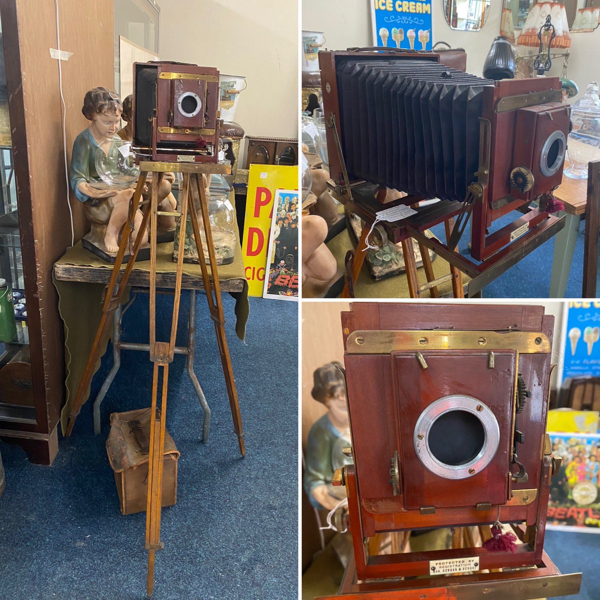 astraantiques's tweet photo. Victorian Thornton Pickard camera,stand,plates and box. #unit131 #victoriancamera #thorntonpickard #thorntonpickardcamera #antiquecamera #photography #photos #oldphotos #astraantiquescentre #hemswell #lincolnshire https://t.co/9K318PocT4