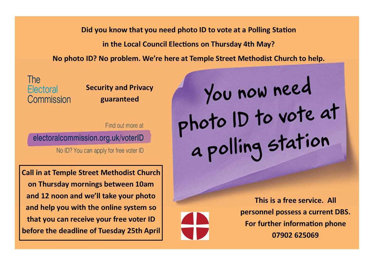 Temple St Methodists (@templestfenton) on Twitter photo Pleased to offer Voter ID help today <a href="/TempleStFenton/">Temple St Methodists</a>. Advice given re appropriate forms of ID and assistance in completing online application for Voter Authority Certificate. #VoterId #LocalElections2023 <a href="/SoTCityCouncil/">Stoke-on-Trent CC</a> Pleased to offer Voter ID help today <a href="/TempleStFenton/">Temple St Methodists</a>. Advice given re appropriate forms of ID and assistance in completing online application for Voter Authority Certificate. #VoterId #LocalElections2023 <a href="/SoTCityCouncil/">Stoke-on-Trent CC</a>