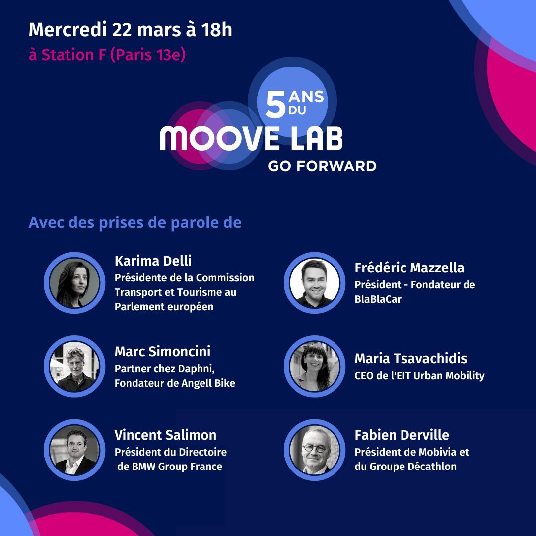 Merci infiniment <a href="/marcsimoncini/">Marc Simoncini</a> <a href="/vincentsalimon/">Vincent Salimon</a> <a href="/KarimaDelli/">Karima Delli</a> <a href="/mazaic/">Fred Mazzella</a> ! Ainsi qu’à <a href="/EITUrbanMob/">EIT Urban Mobility</a> et @Mobivia : go forward !