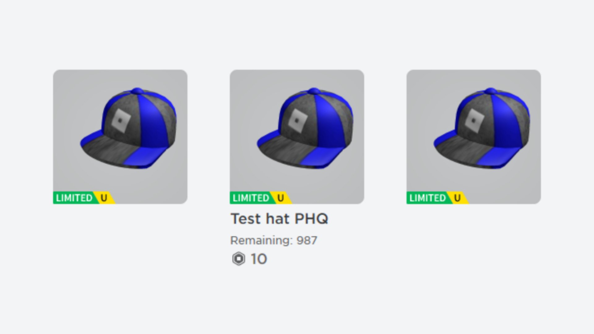 RBXNews on X: Roblox just uploaded three “Limited” accessories to