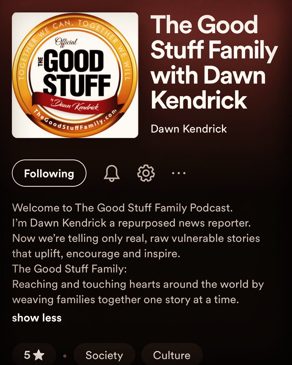 Want to hear some good news? 
Head to the link in our bio to tune in to The Good Stuff Family podcast where we meet in the middle to discuss and dig in to the lives of those who have seen the good and are being the good in the world

#TheGoodStuffFamily #TheGoodStuff #BeTheGood