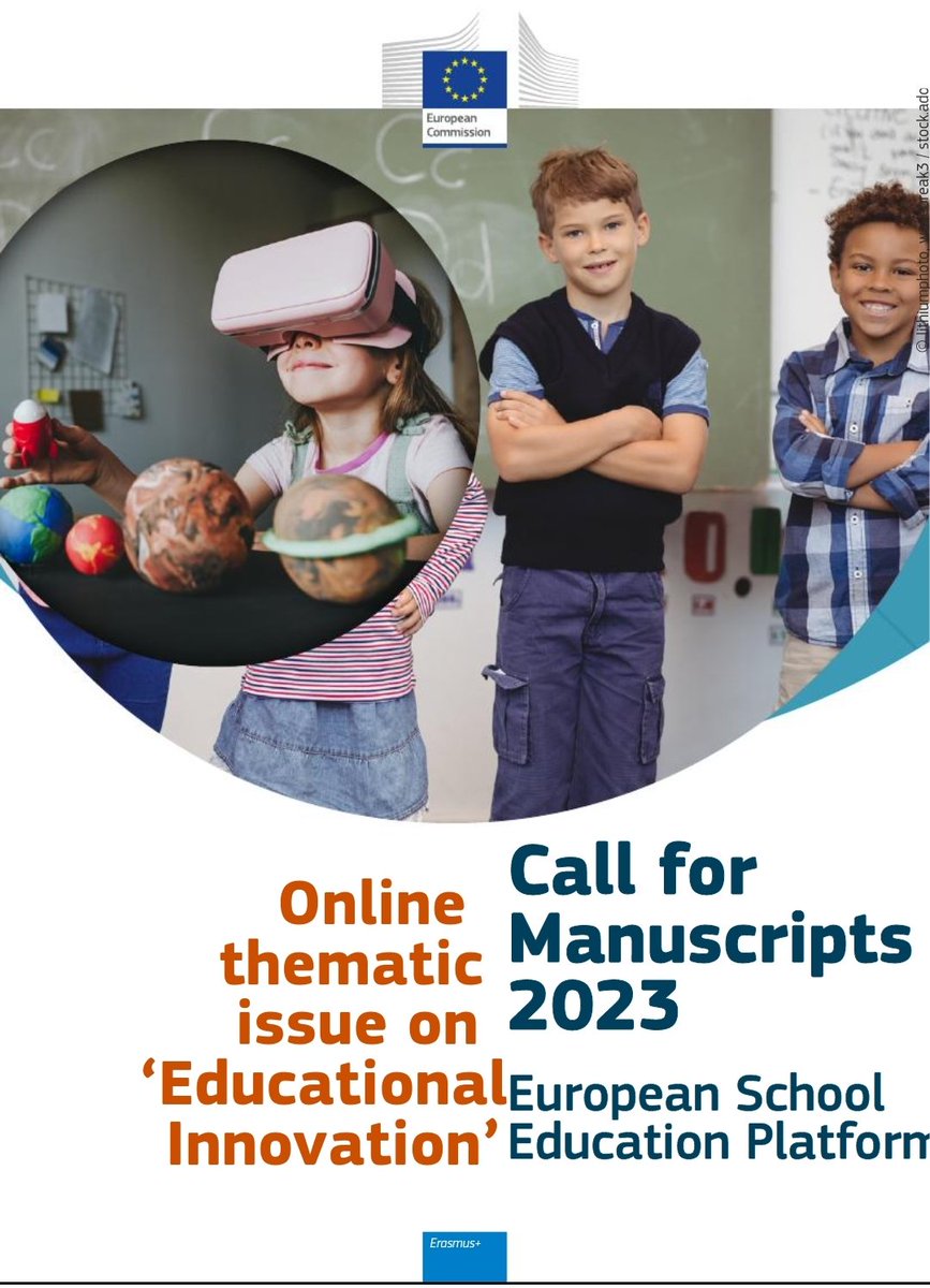 AReTwinning's tweet photo. Call for papers:

Document: https://t.co/BF7D8Jdvtc

Submission form: https://t.co/k1ErWQw01K
✍️
#AReTwinning #ESEP #EUESEP #ActionResearchInSchoolEducation #callforpapers https://t.co/FA2lP24FTy