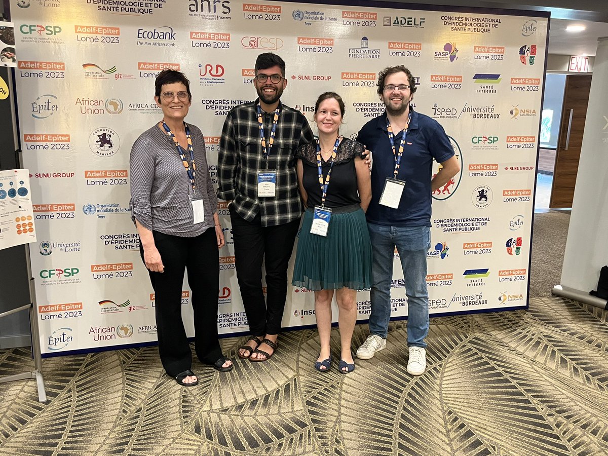 alexi87s's tweet photo. Magnifique congrès @AdelfEpiter2023 à @UniveLomeTg , avec une belle mobilisation des membres EpiMaCT @IENTofficiel ! De bons moments avec nos amis Africains @unilim @pmpreux @OMSTogo @ird_fr @Inserm https://t.co/xcfgcCxb3c