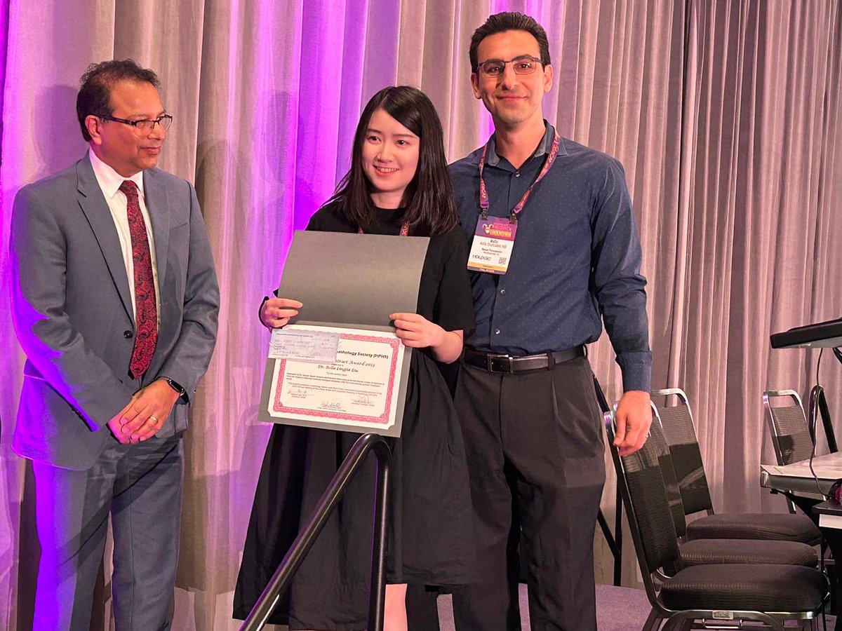 I am so honored to have won the 2nd place of the Best Abstract Award of Hans Popper Hepatopathology Society under the amazing mentorship of Dr. Maria Isabel Fiel! Thank you so much, @LiverPath_HPHS, for this great honor! @MountSinai_Path