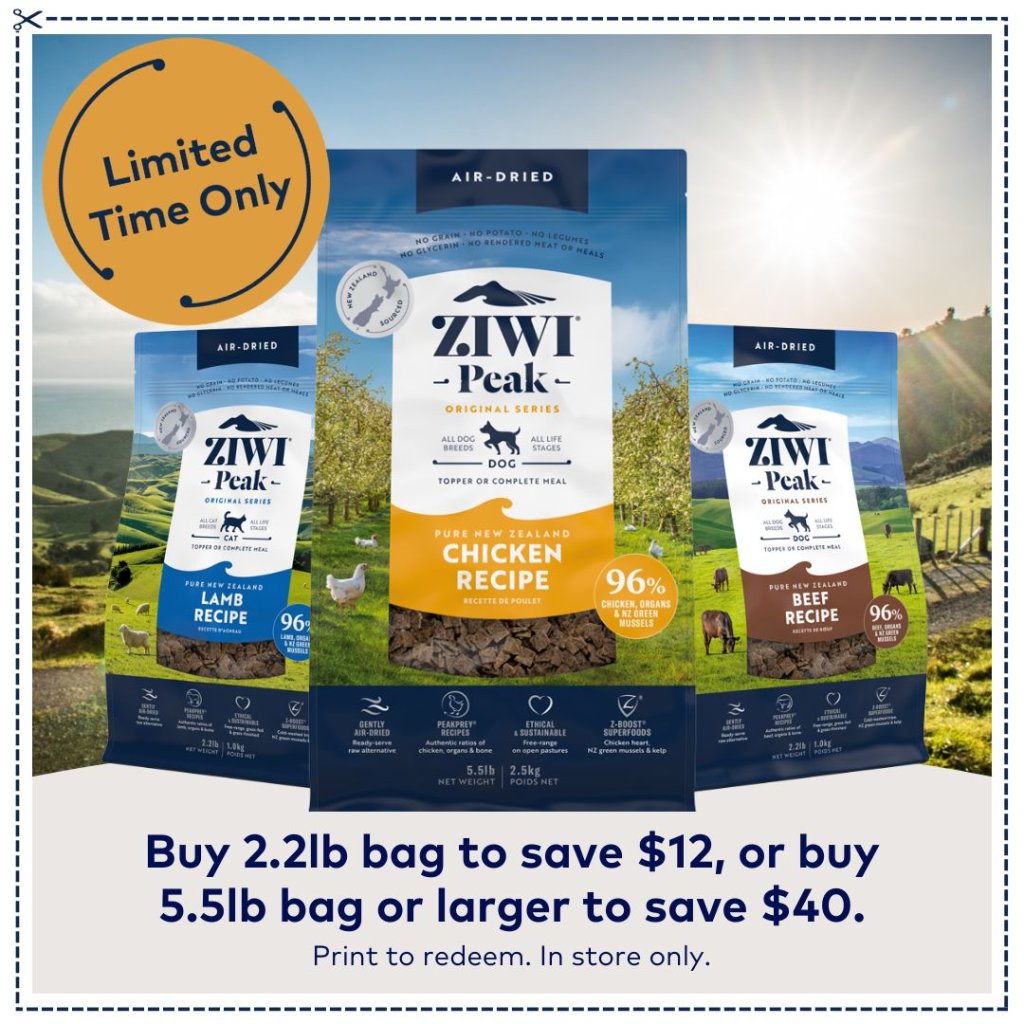 moonlightdogcfe's tweet photo. Save on #ZIWI Peak Original Air-Dried Recipes for your pet today! https://t.co/1yDVwAE4Ls https://t.co/nzqVqklAqB