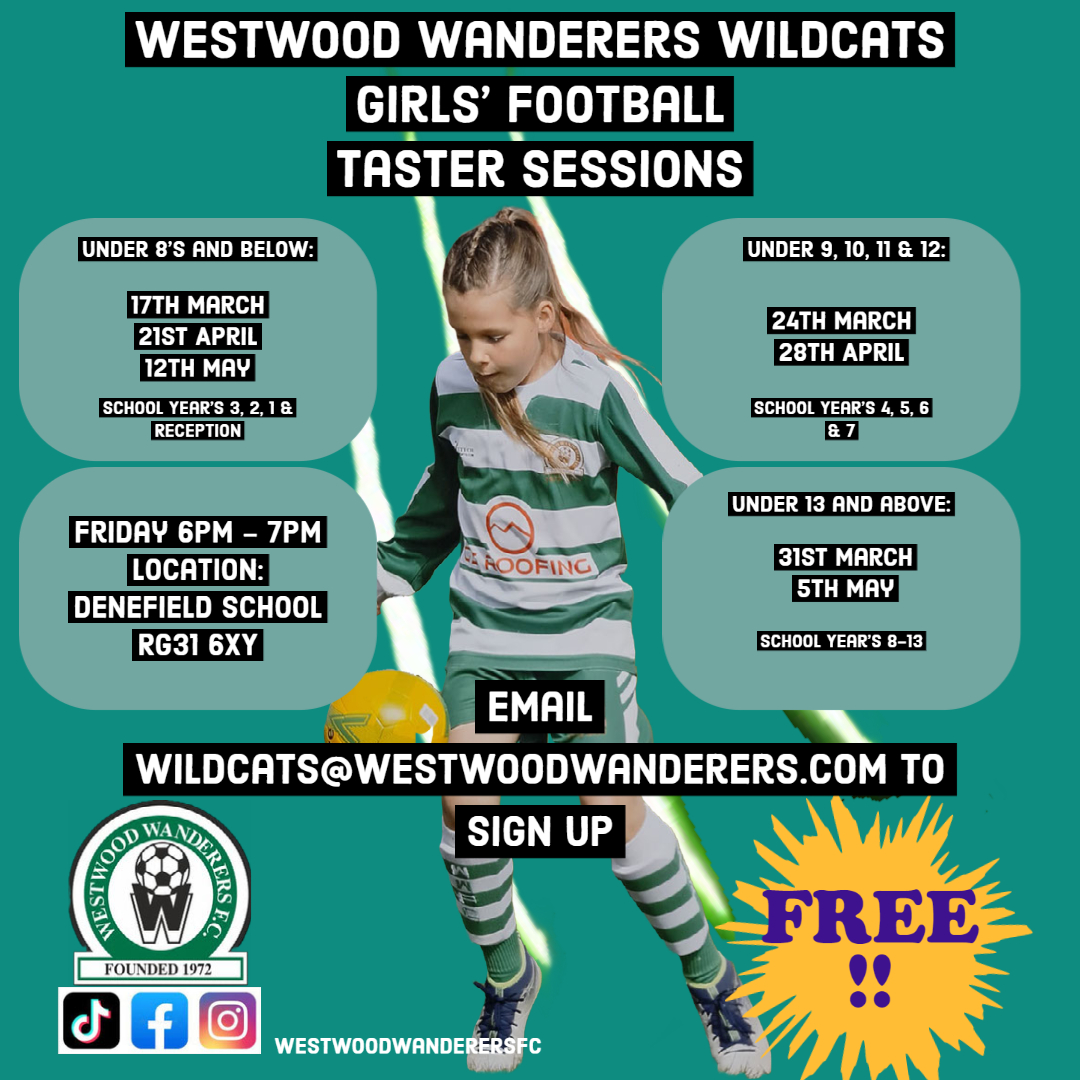 🚨🚨🚨🚨We've made an age adjustment to our Wildcats grouping, Under 12's (school year 7) will not be training with our Under 9's, 10's and 11's on 24th March and 28th April - we look forward to seeing you there 🚨🚨🚨🚨