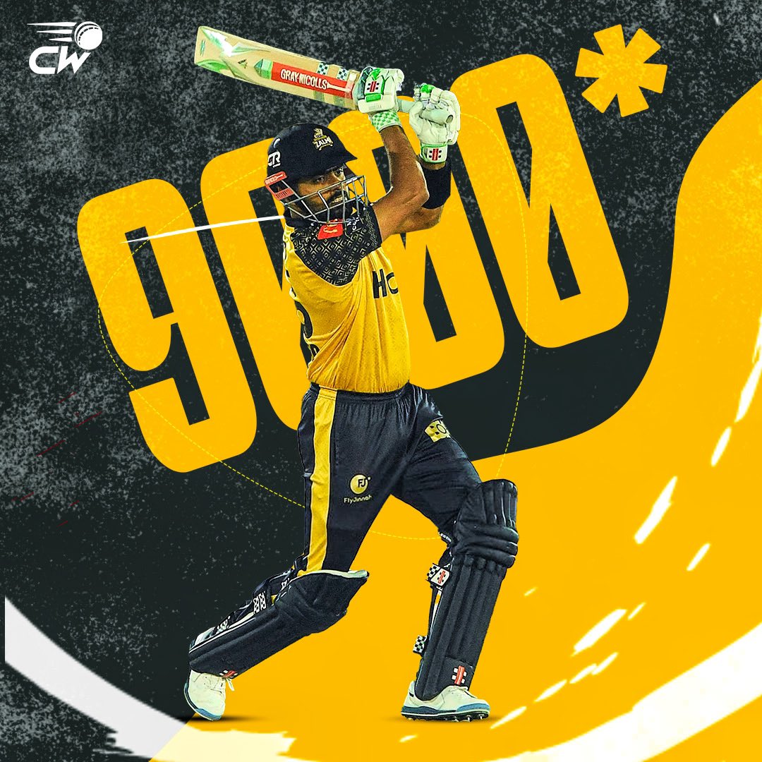 𝐑𝐄𝐂𝐎𝐑𝐃 𝐀𝐋𝐄𝐑𝐓 🚨 
𝐇𝐈𝐒𝐓𝐎𝐑𝐘 𝐂𝐑𝐄𝐀𝐓𝐄𝐃🔥
King Babar Azam Becomes the fastest Player to Score 9000 runs in T20 cricket
#PSL8 #BabarAzam𓃵 #IUvsPZ #BA56ARMY