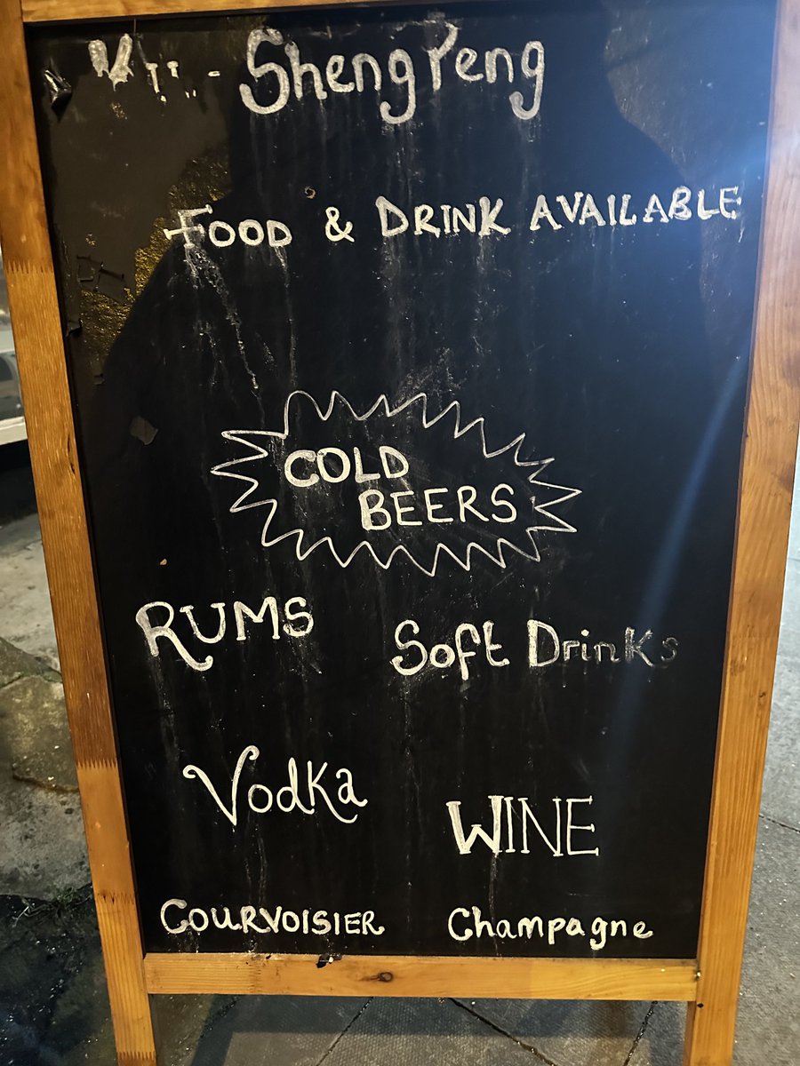 They have rums, they have cold beers, but they only have one wine (temperature unknown)