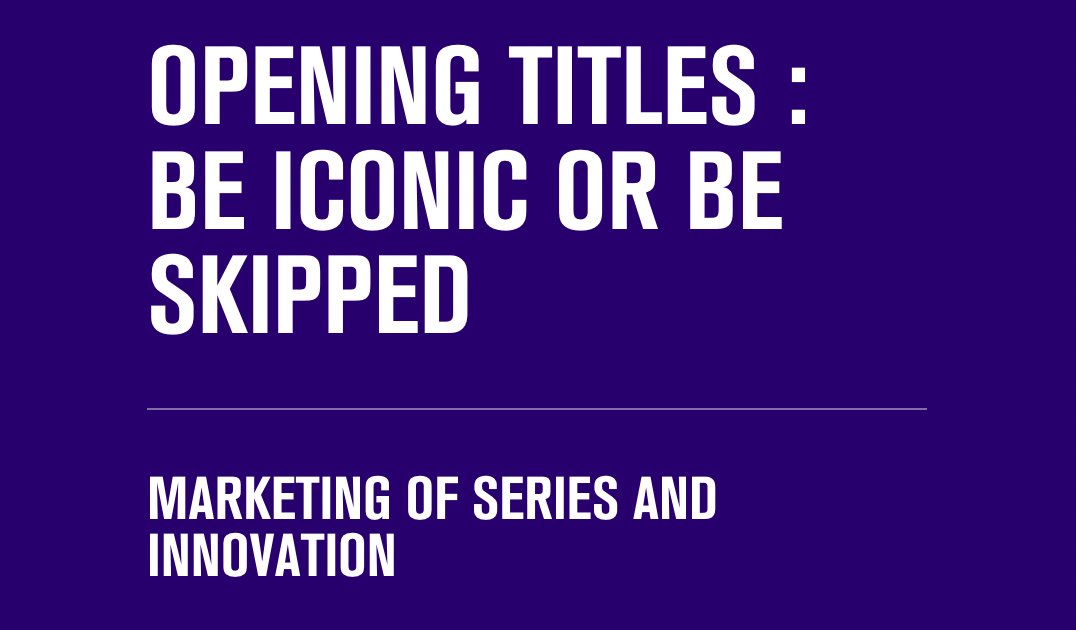 Next week Art of the Title will be at <a href="/FestSeriesMania/">SERIES MANIA</a> in Lille, France 🇫🇷! 

Catch Editor-in-Chief Lola Landekic <a href="/lolamachine/">Lola Landekić</a> with <a href="/picturemill/">Picturemill</a>'s William Lebeda and David Midgen, and Music Supervisor <a href="/CatGrieves/">Catherine Grieves</a> on March 22 as we chat TV title design
seriesmania.com/forum/en/fiche…