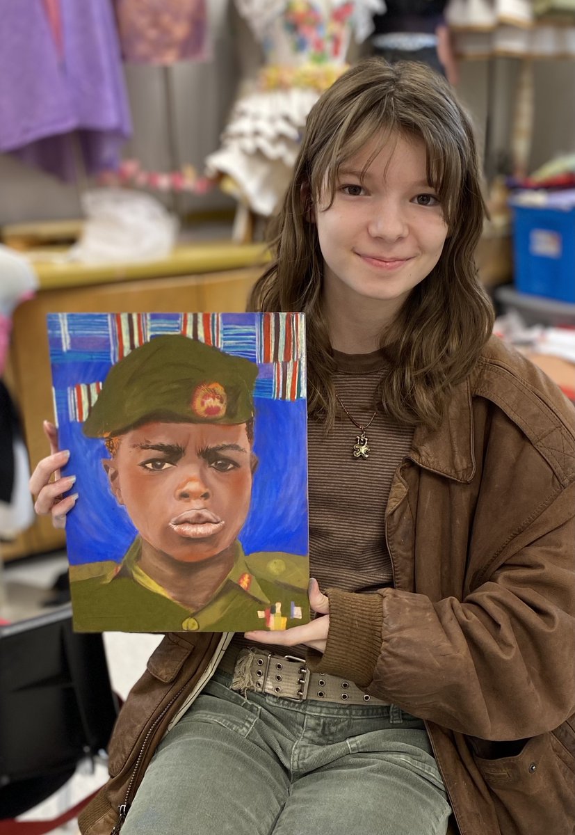 JCPSKY's tweet image. 🎨 We talked to a few @PRP_Panthers students and their teacher @PRPdesign about what The Memory Project meant to them. 

"It's definitely one of the most memorable and meaningful art projects I've ever done..." - Mia L.

STORY ➡️ bit.ly/3Jk5Isl

#WeAreJCPS